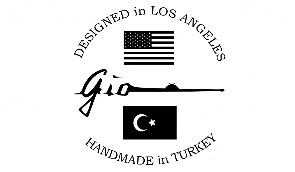 GIO Cymbals - founding laser imprint logo